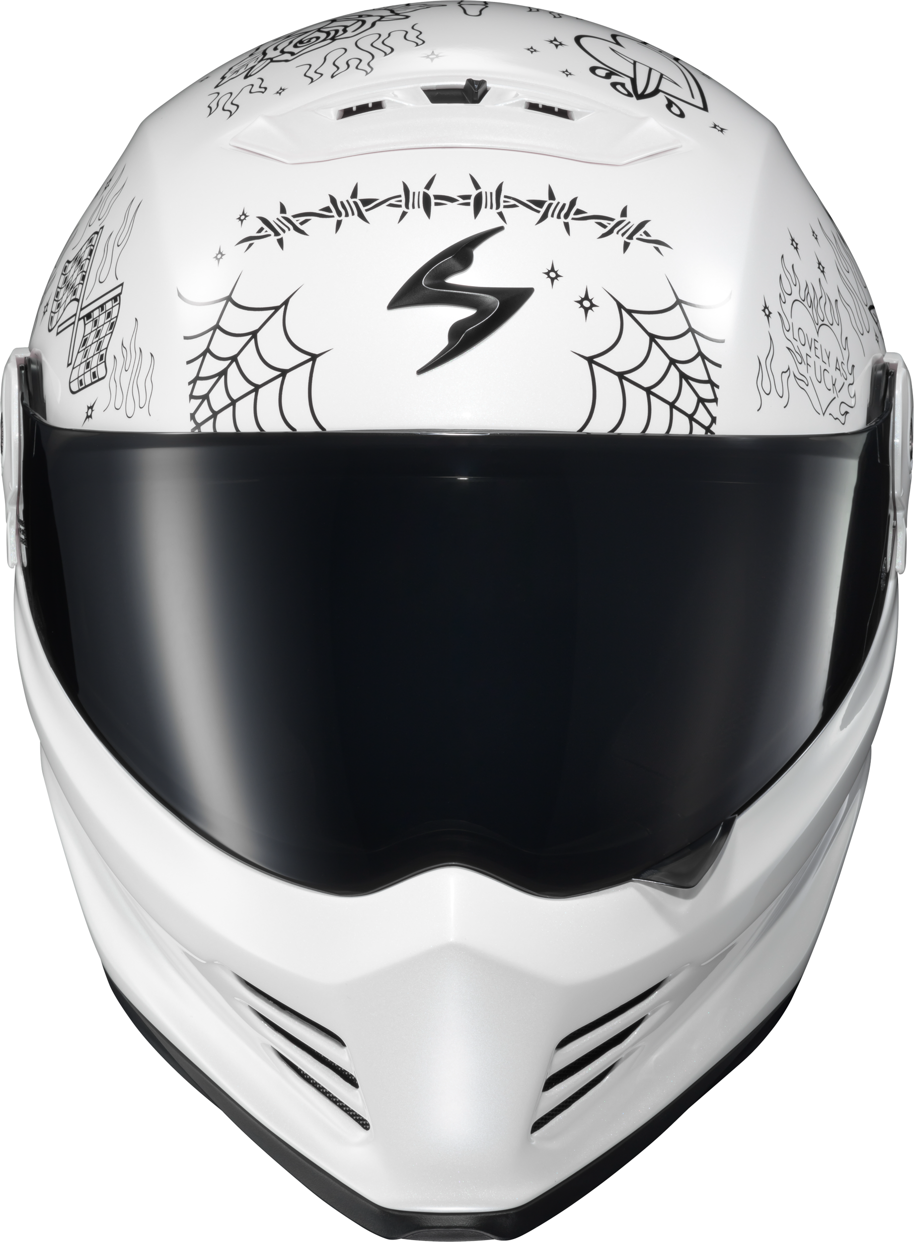 ScorpionEXO Covert FX Full Face Helmet in White, X-Small – Street Motorcycle Safety & Style