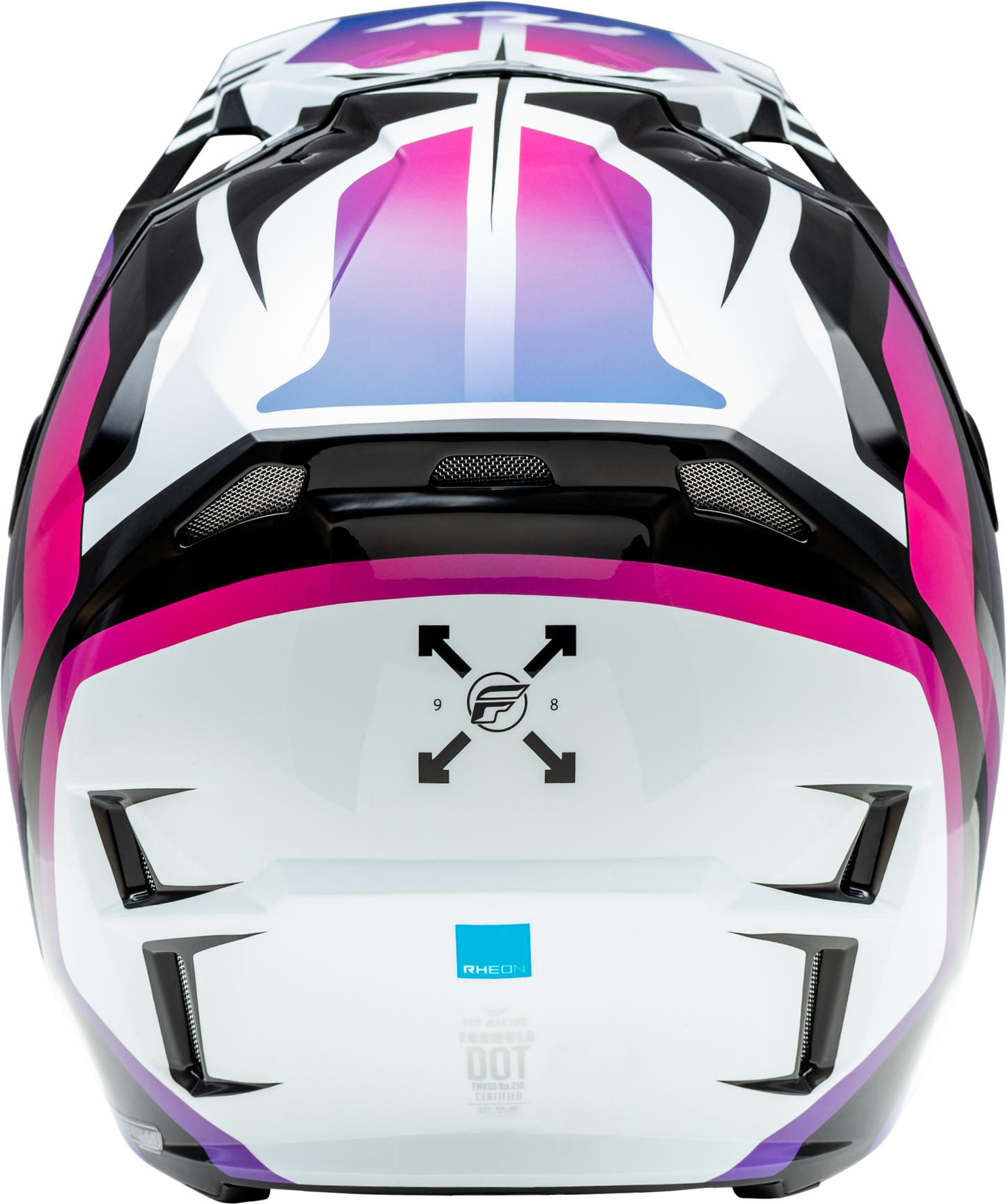 Fly Racing Formula CP Krypton Offroad Full-Face Helmet - X-Large White/Black/Purple