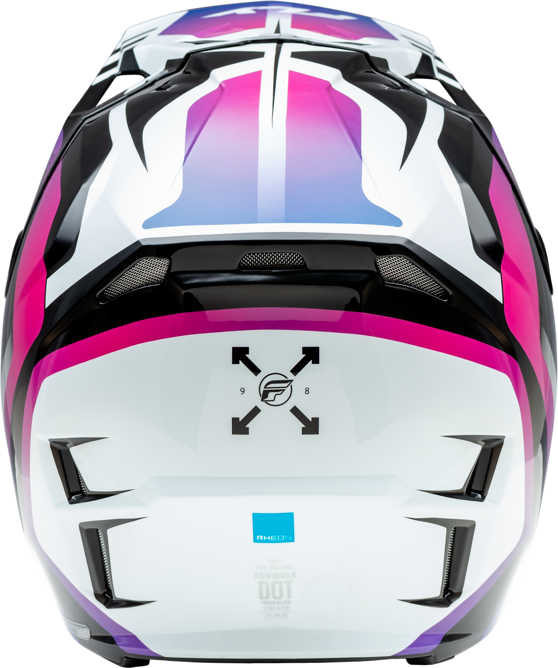 Fly Racing Formula CP Krypton Offroad Full-Face Helmet - X-Large White/Black/Purple