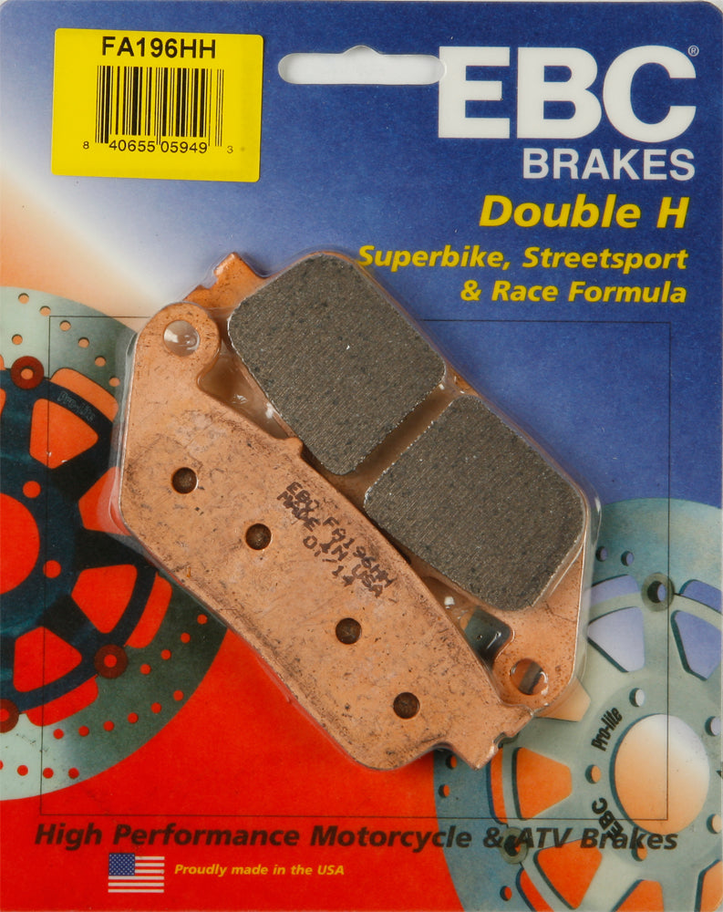 EBC FA196HH Brake Pads for Triumph, Victory, and Indian Motorcycles