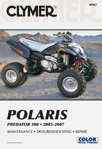 CLYMER Repair Manual for Polaris Predator – DIY ATV/UTV Maintenance Guide