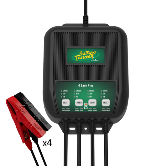 Battery Tender Multiple Bank Plus 4 Station Battery Charger - Model 56-1140