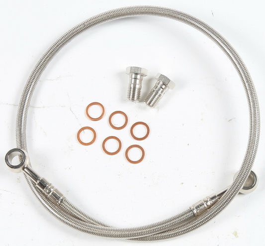 GBRAKES FK003D275R Rear Brake Line for Yamaha Raptor 660R ATV/UTV