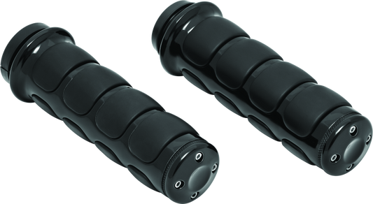 Kuryakyn ISO Grips Without Throttle Boss Throttle-By -Wire Black