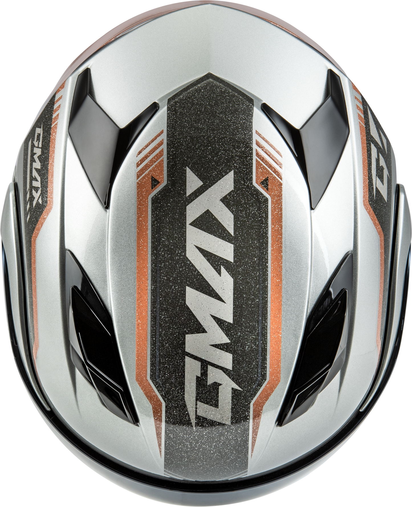 GMAX MD-01 Volta Modular Helmet Grey/Black/Copper Metallic - Street Safety and Comfort