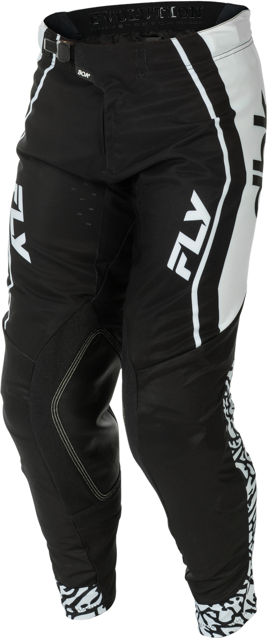 Fly Racing Evolution DST DBK Offroad Pants in Black/White/Red, Size US 38