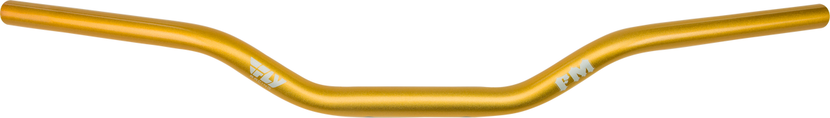 Forbidden Moto Style Handlebar Gold with 1-Inch Ends - 32 Inch Width, 3-Inch Pullback, 2.5-Inch Rise for Harley V-Twin Models