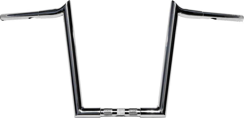 WILD 1 Chubby 14-Inch Hooked Handlebar Chrome for Harley-Davidson V-Twin Models