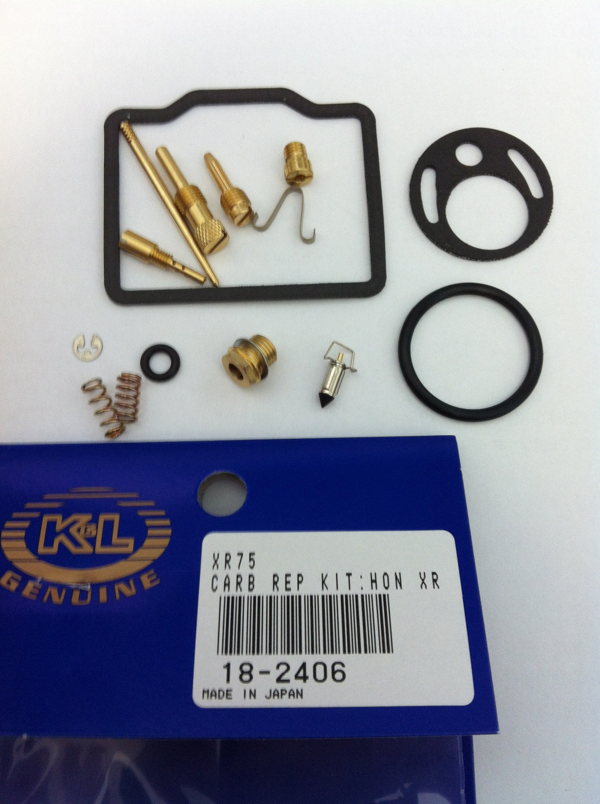 K&L Carburetor Repair Kit for Honda XR75 (1973-1975) | Part Number 18-2406
