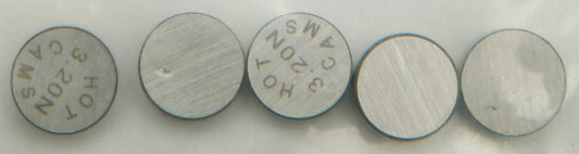 HOT CAMS Valve Shims 7.48x3.20mm 5-Pack for ATV/UTV and Motorcycle Engines