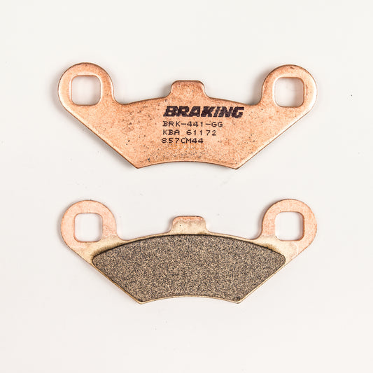 BRAKING Front Sintered Metal Brake Pad Set for ATV/UTV - Model 857CM44