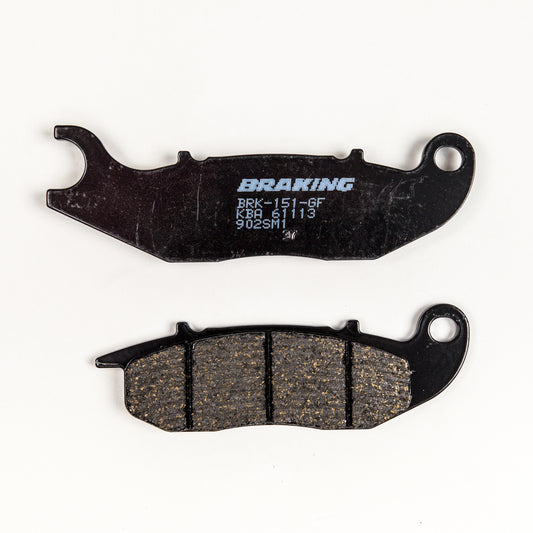 Braking All Braking® Brake Pad Semi Metallic Part Number 902SM1 for Honda MSX125 Grom