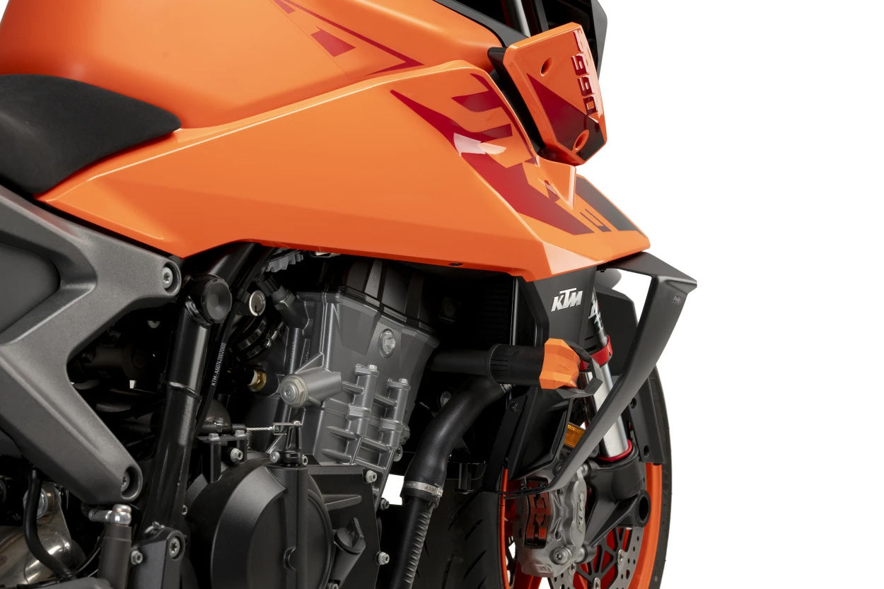 PUIG Downforce Side Spoilers for KTM - Matte Black Body Accessories