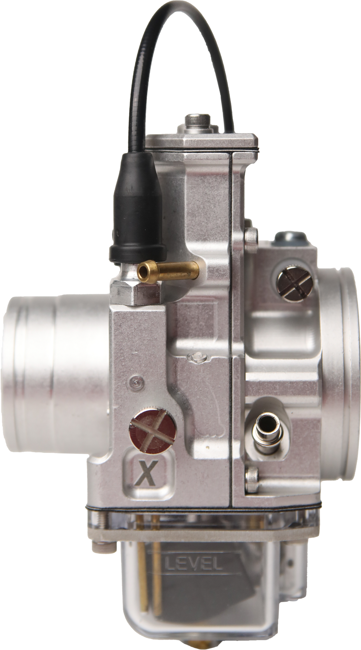LECTRONS LLC Billetron HD-X+ 96-124ci Carburetor with 34" Cable - Slip-In Intake for Harley Davidson V-Twin Engines