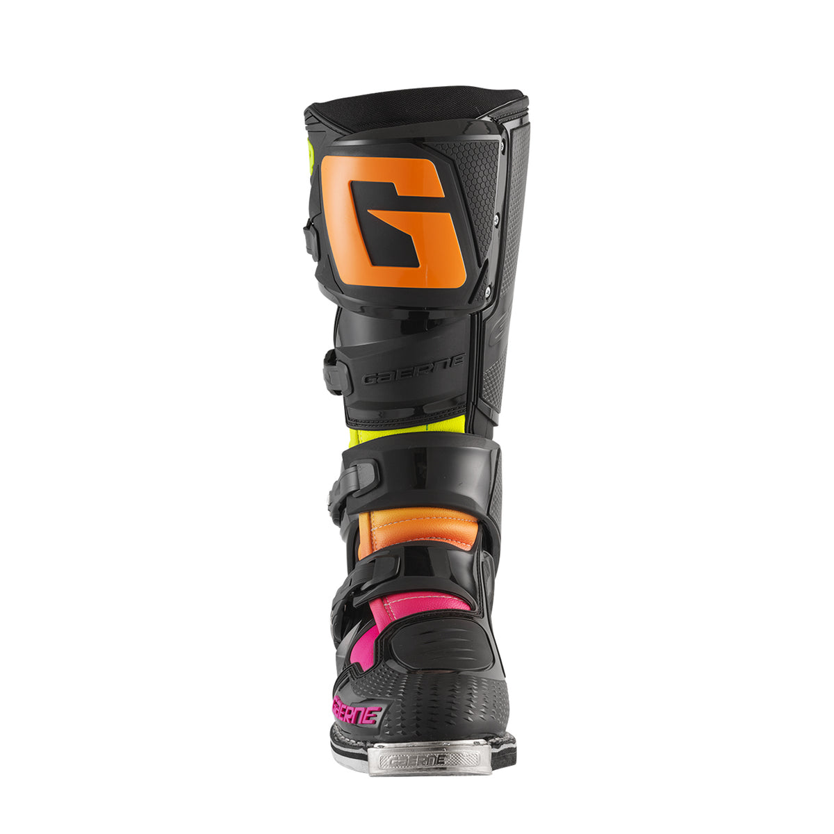 Gaerne SG-12 Offroad Motorcycle Boots Size 12 – Black, Orange & Pink