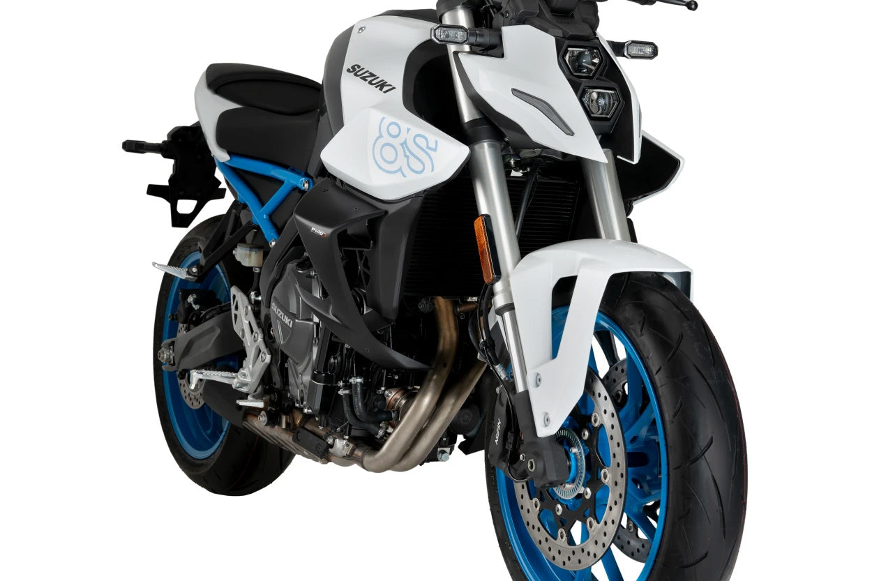 PUIG Downforce Side Spoilers for Street Bikes - Matte Black Part 21783J
