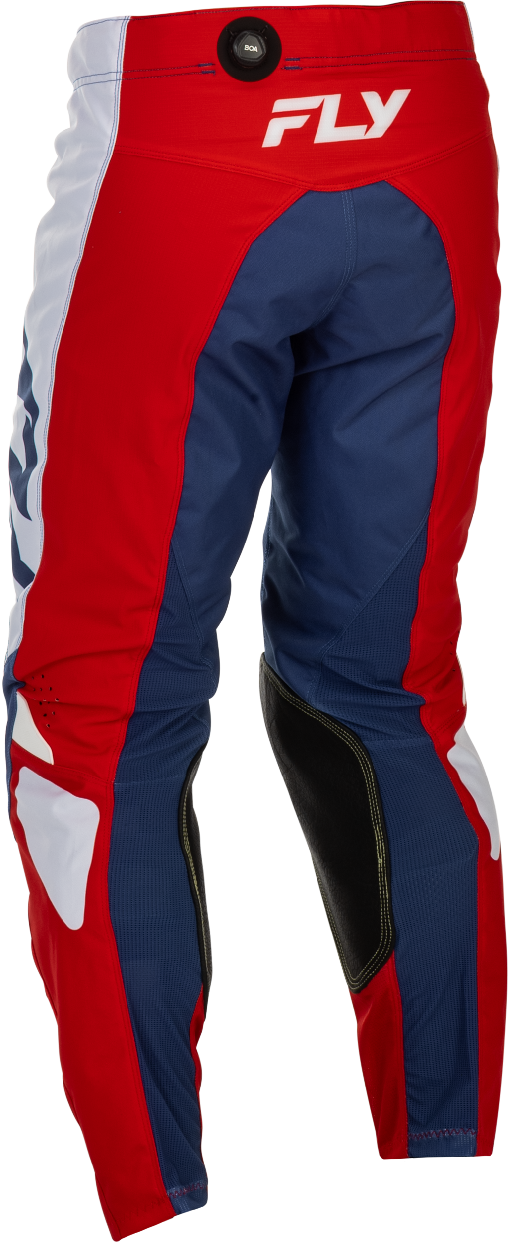 Fly Racing Kinetic Offroad Pants US 38 in Red, White, and Blue