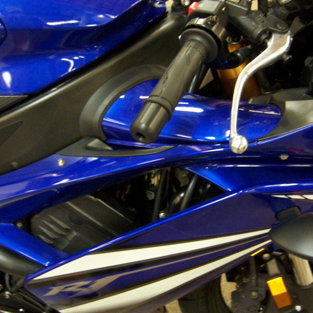 SHOGUN Bar End Sliders Black for Yamaha YZF-R1 - Model 71-1162