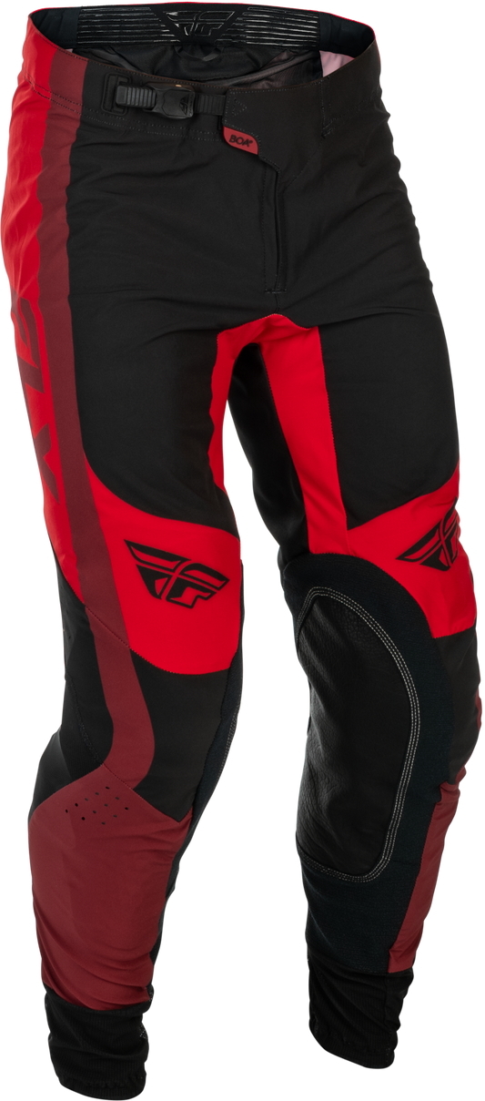 Fly Racing Lite Offroad Pants Men’s Black/Red Size 38 – Durable Comfort and Precision Fit
