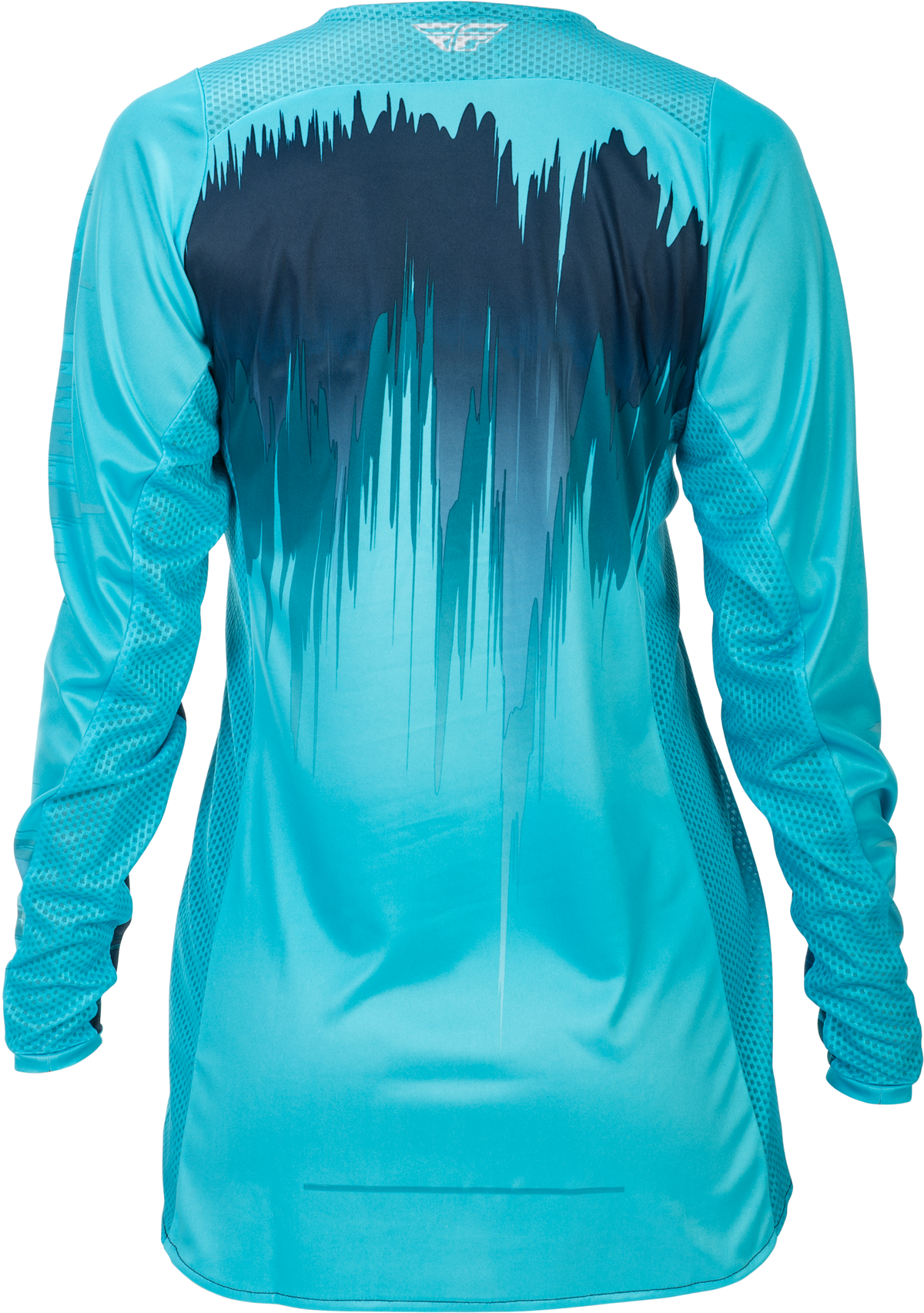 Fly Racing Women's Lite Jersey in Aqua/Navy/White, Medium – Offroad Performance Shirt