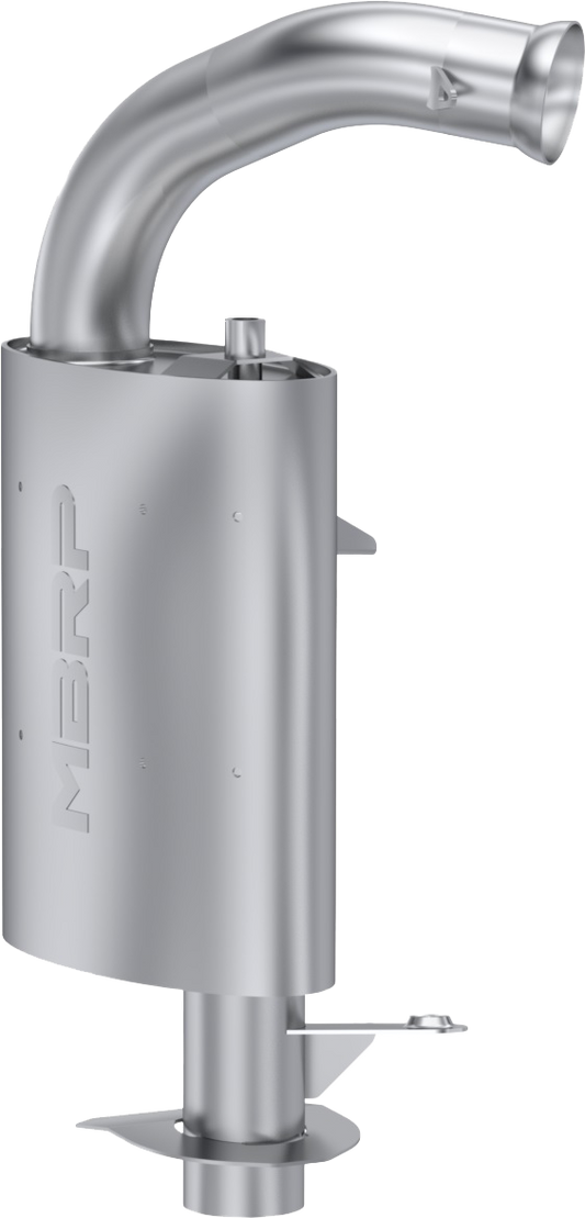 MBRP Quiet Exhaust for Lynx Shredder RE-850 E-TEC 146" & 154" - Improved Performance and Sound