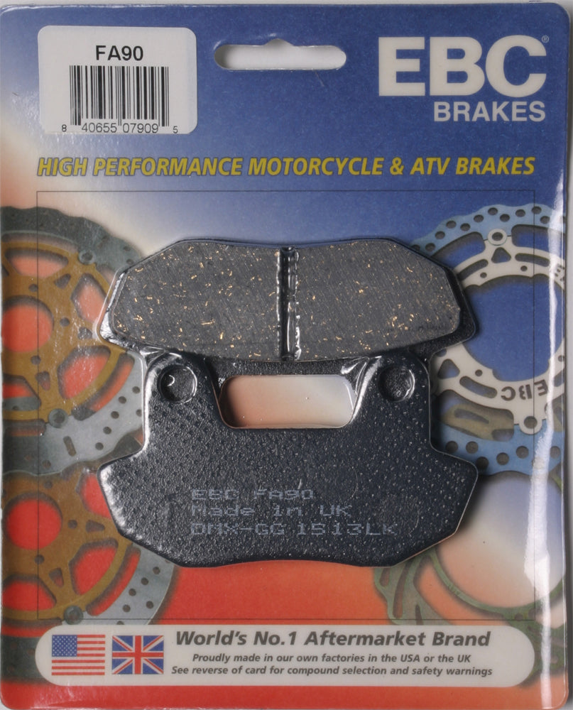 EBC FA90 Organic Brake Pads for Honda Motorcycles - Street Performance