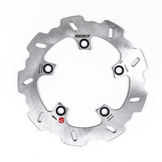 BRAKING YA34RID Rear Wave/Contour Brake Rotor for Yamaha YZF-R1