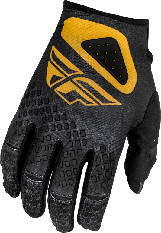 Fly Racing Kinetic Center Offroad MX Gloves 3X-Large Black/Gold