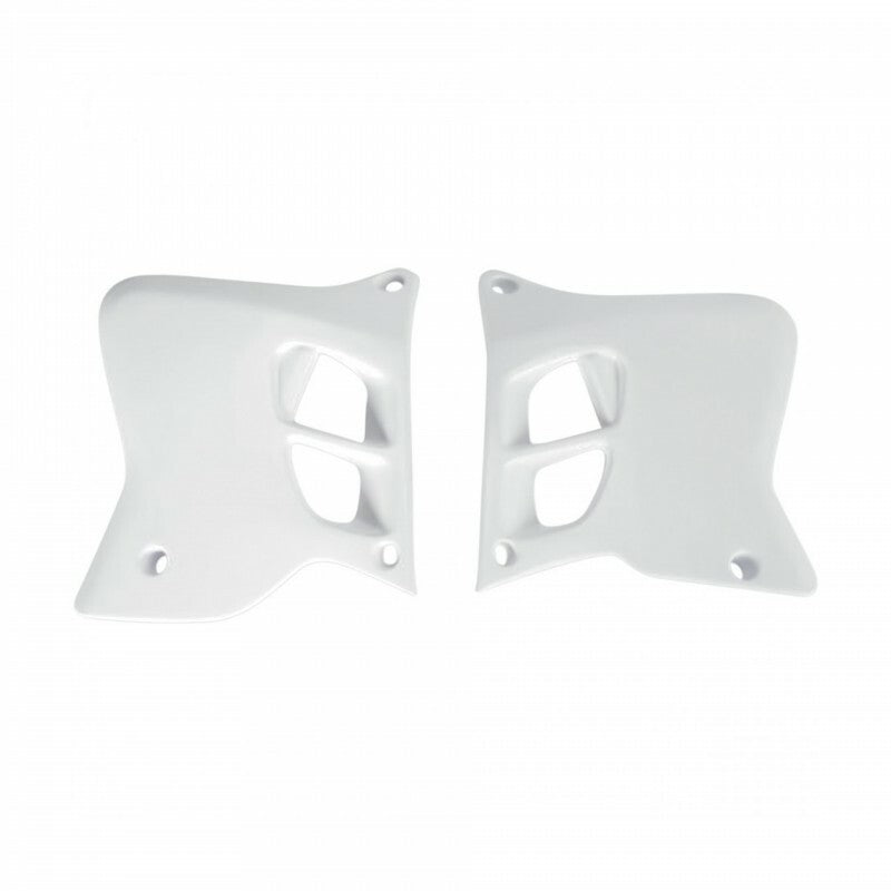 POLISPORT Radiator Scoops for Yamaha YZ125/250 - White Offroad Replacement Body Part