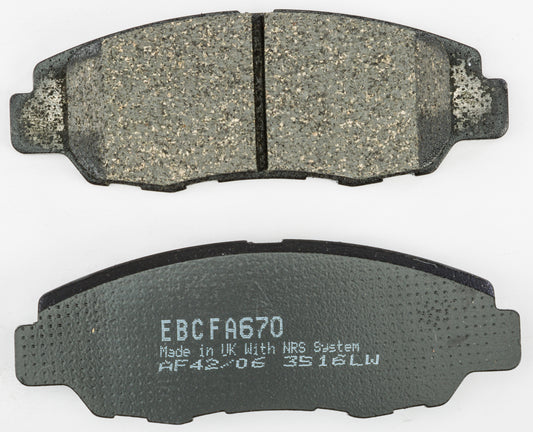 EBC Fa670 Organic Brake Pads for Polaris Slingshot – Street Performance
