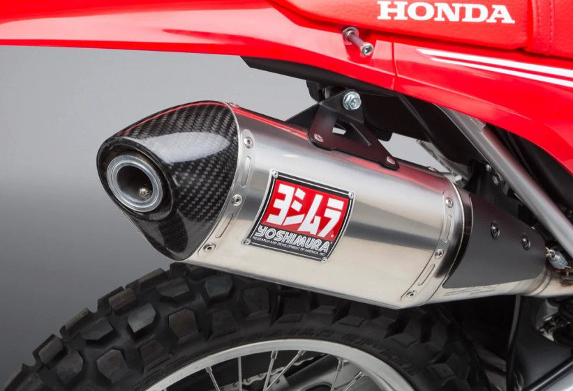 YOSHIMURA RS-4 Slip-On Exhaust System for Honda CRF250L and CRF250RL - Stainless Steel