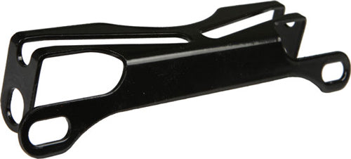 PSR Powerstands License Plate Frame with Universal Mounting - Black Powdercoated Steel