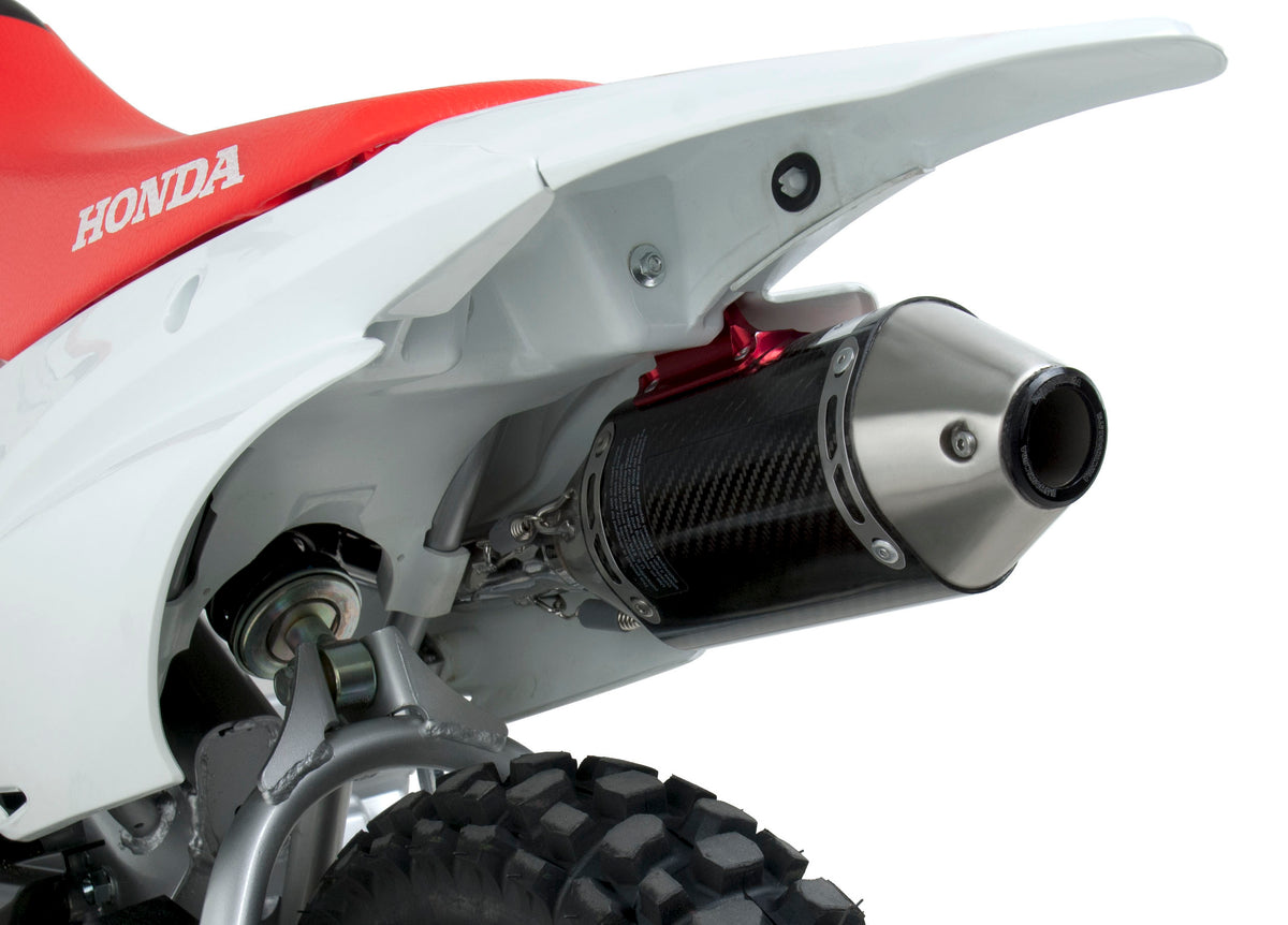 Yoshimura RS-2 Full Exhaust System for Honda CRF110F – Offroad Racing Muffler with Diamond-Shaped Design