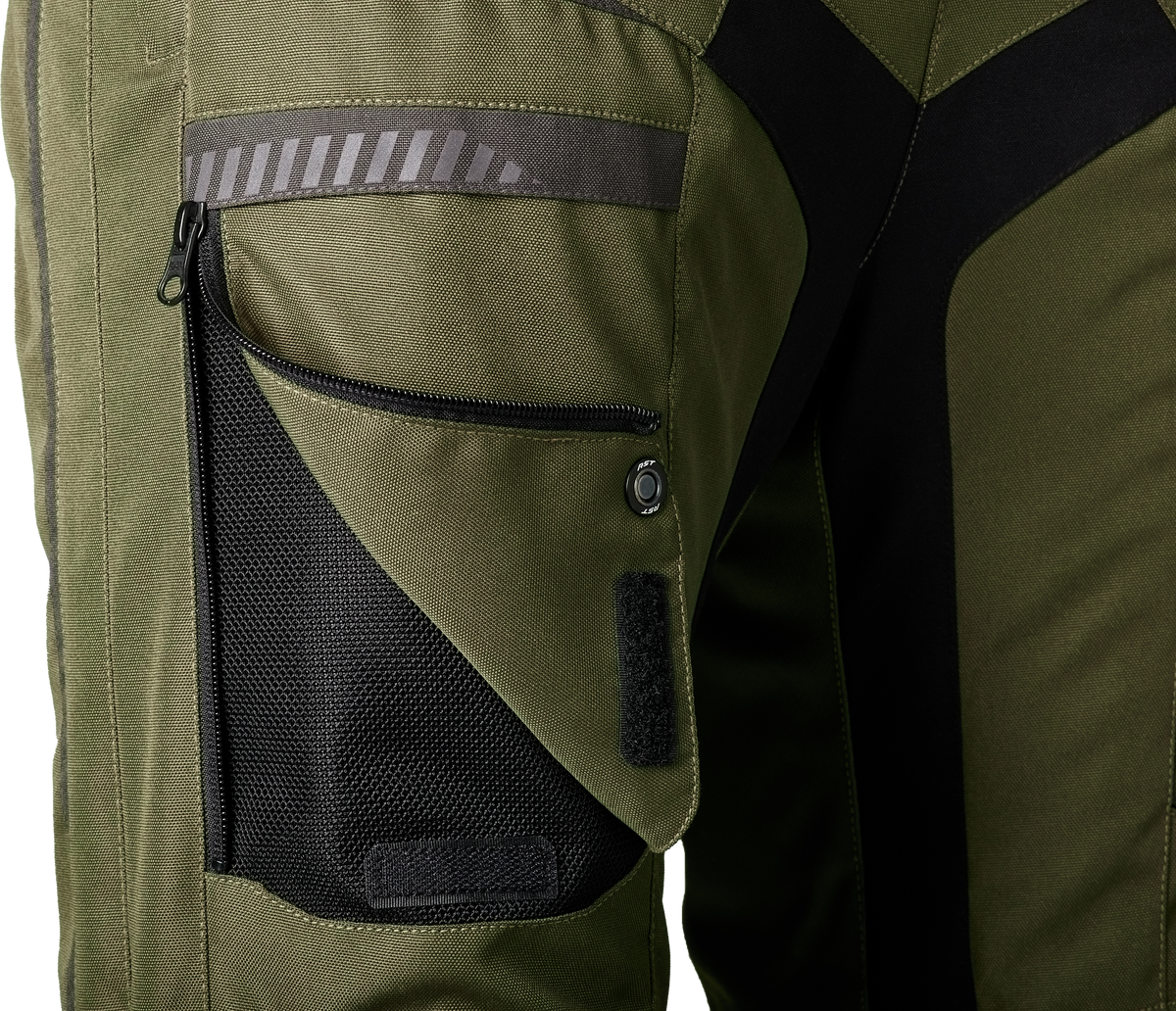 RST Maverick Evo CE Jean Pants for Street Riding - Khaki/Grey, US 40