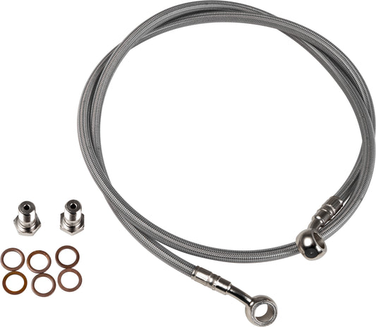 GBRAKES FK003D987-CL Stainless Steel Clutch Line for Offroad Vehicles