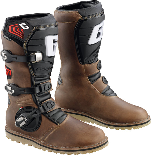 Gaerne Balance Oiled Boots – Size 5 Offroad Motorcycle Footwear with Waterproof Protection