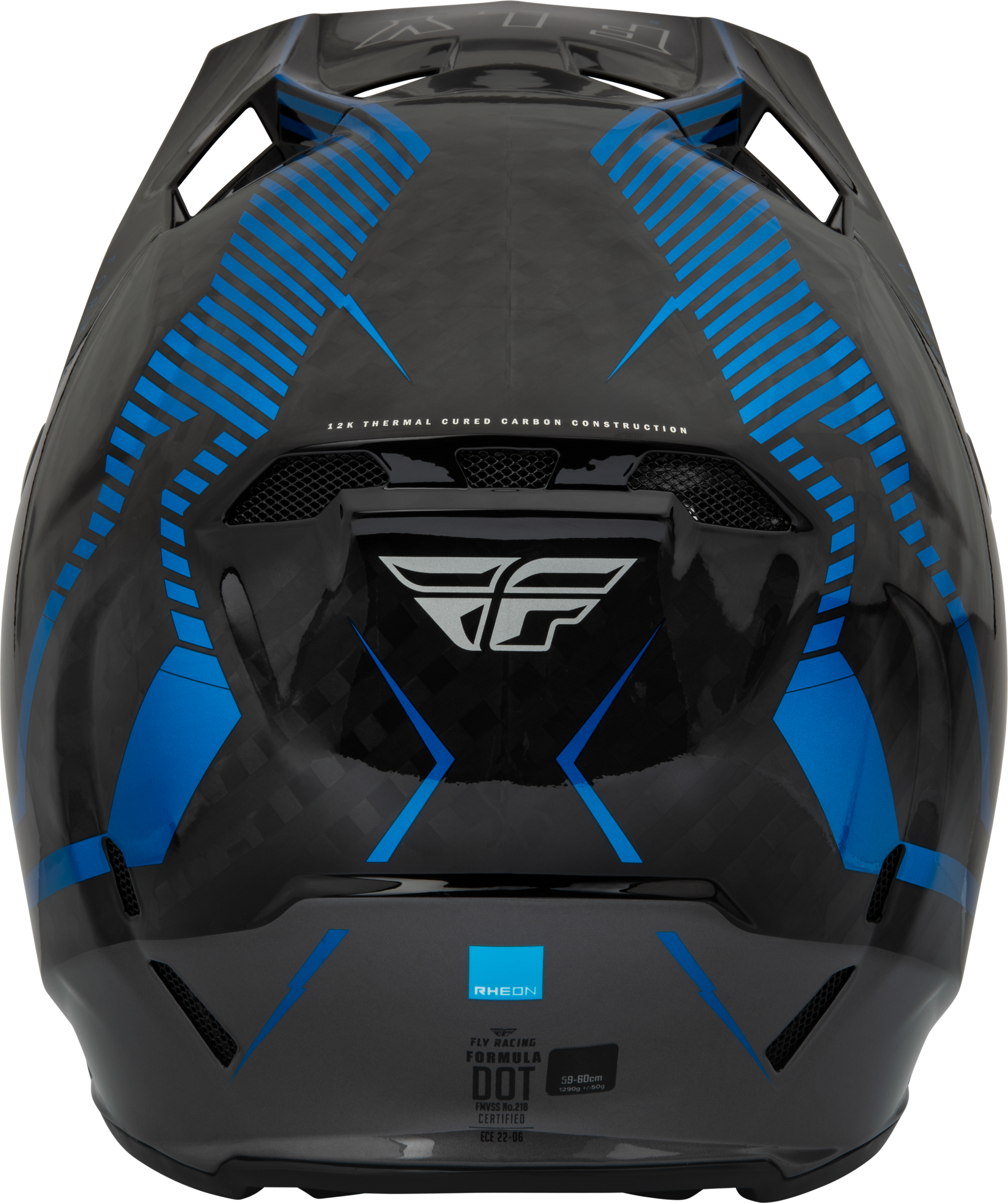 Fly Racing Formula Carbon Tracer Helmet Blue/Black X-Small – Off-Road Motorcycle Helmet with Advanced Impact Protection