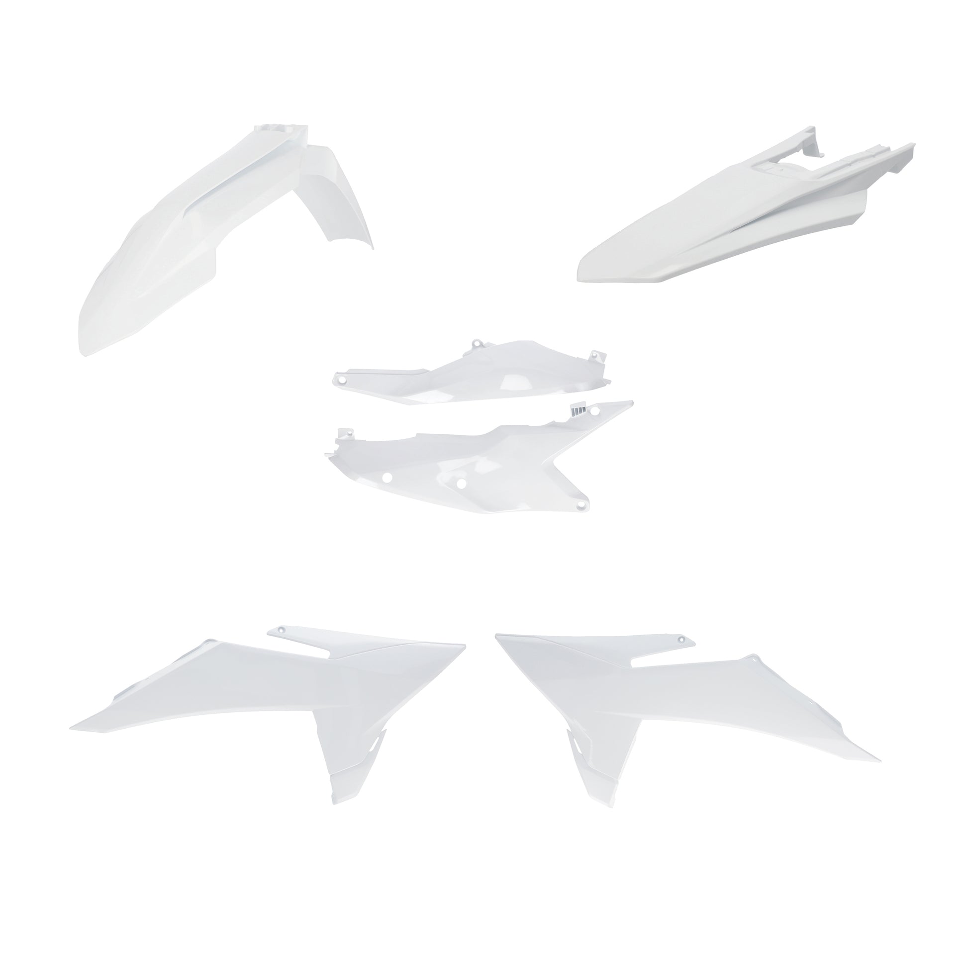 ACERBIS Plastic Kit for KTM - White Offroad Replacement Body Parts (Part #2986800002)