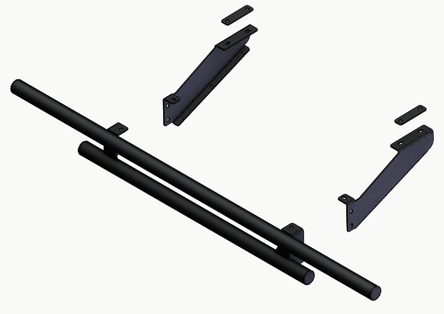 KFI Rear Bumper for Can-Am Defender HD Models – Black Wrinkle Finish, Durable Steel Construction