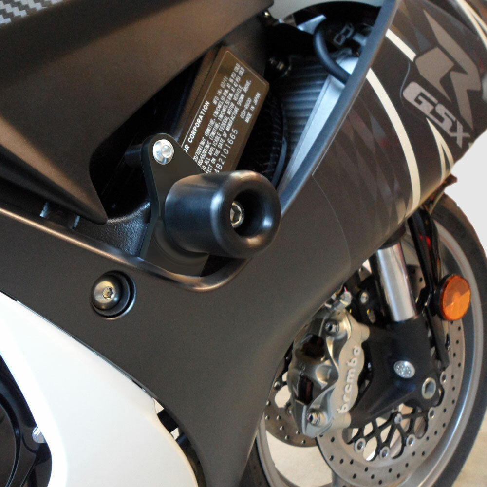 Shogun Motorsports Black Frame Sliders for Suzuki GSX-R Models (Part No. 750-5459)