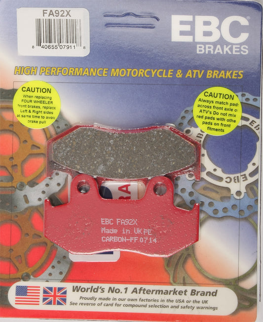 EBC Fa92X Carbon X Series Brake Pads for Honda Offroad Models