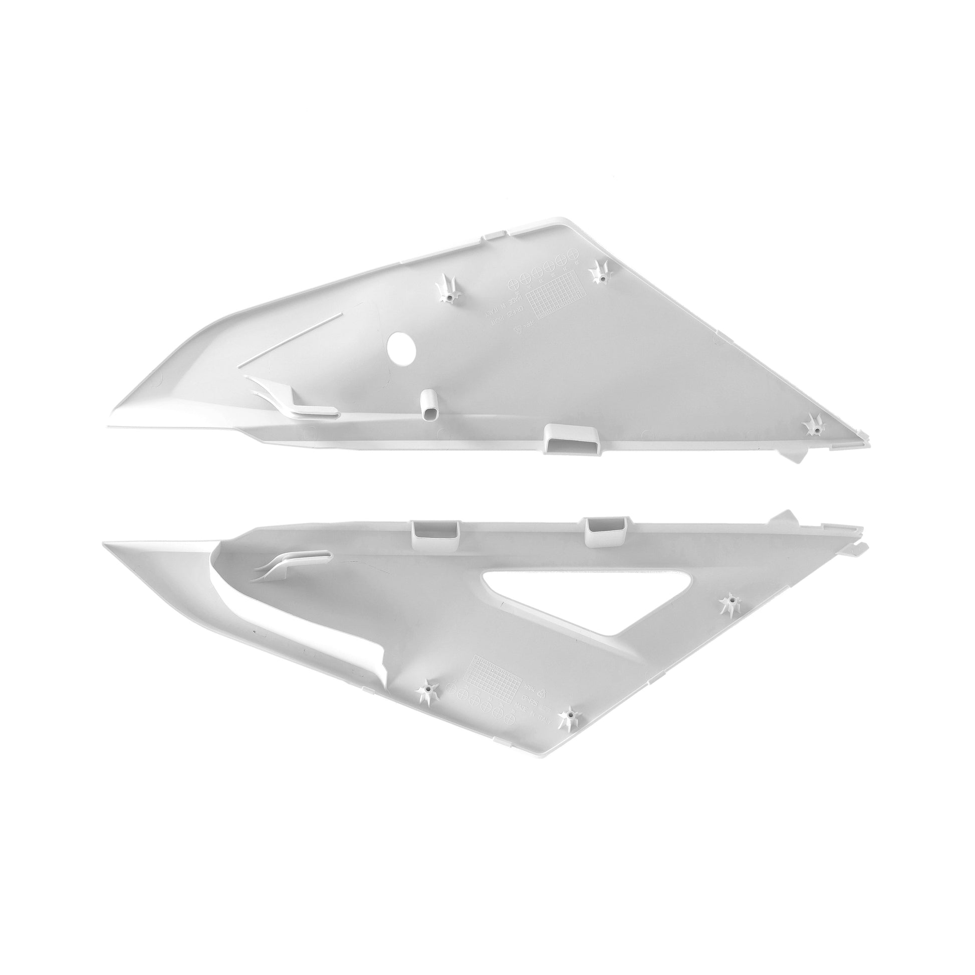Acerbis CRF White Upper and Lower Side Panels for Offroad Motorcycles (Part 2986030002)