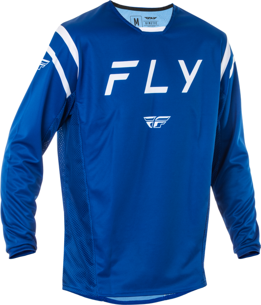 Fly Racing Kinetic Center Jersey Navy/White X-Large – Offroad Performance Shirt