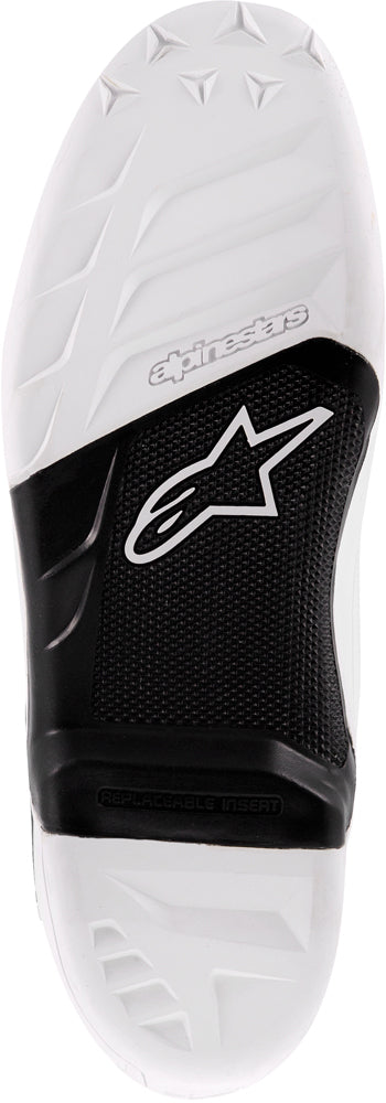 Alpinestars Tech 7 Offroad Footwear Replacement Sole Black/White Size US 10
