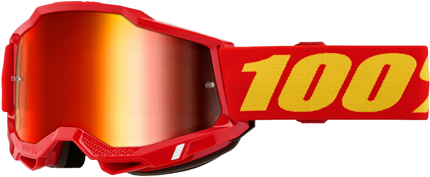 100-Percent Accuri 2 Jr. Offroad Goggle with Mirror Red Lens - Red