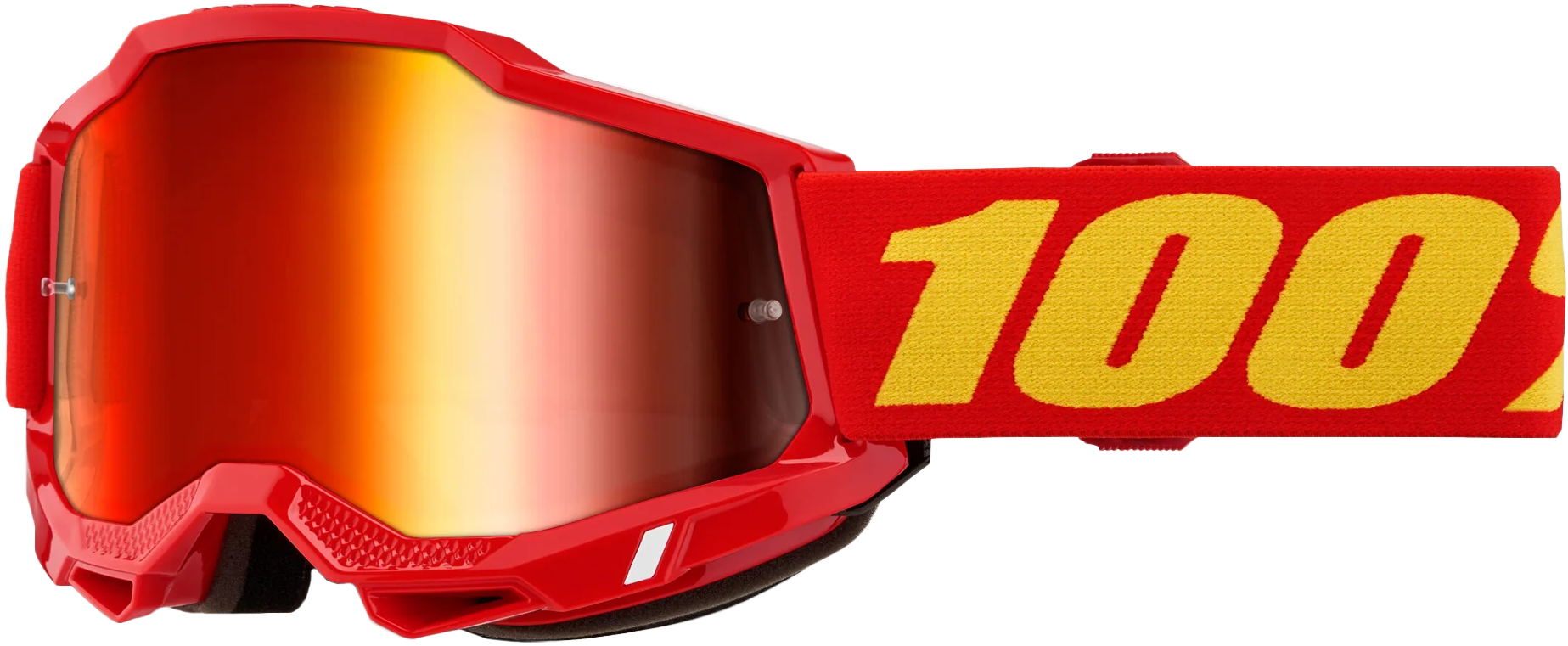 100-Percent Accuri 2 Jr. Offroad Goggle with Mirror Red Lens - Red