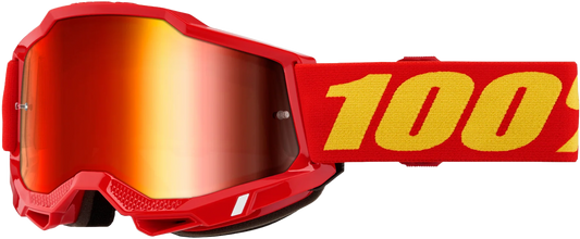 100-Percent Accuri 2 Jr. Offroad Goggle with Mirror Red Lens - Red
