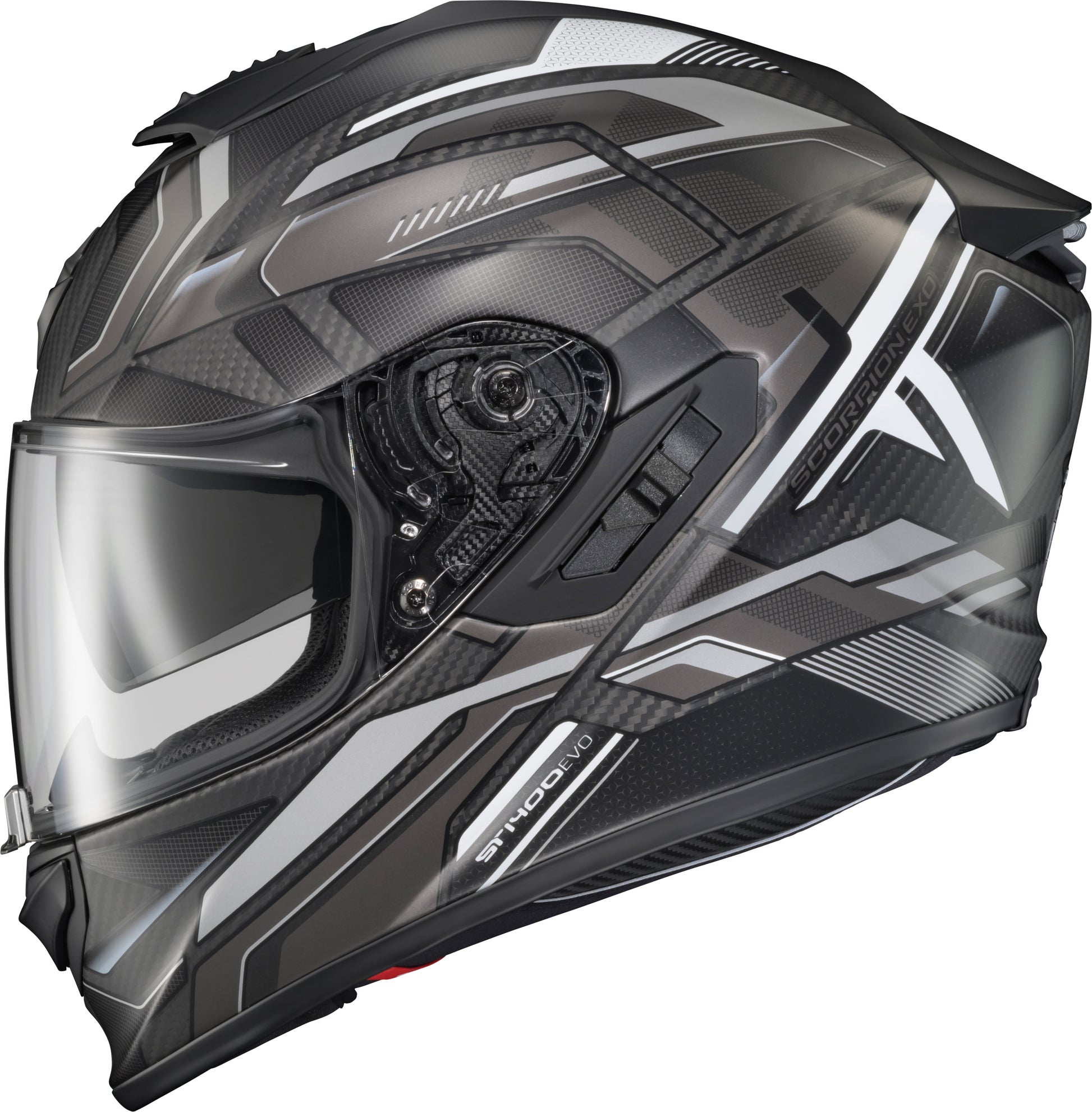 Scorpion EXO Exo St1400 EVO Carbon Full-Face Helmet in Matte Grey - Small