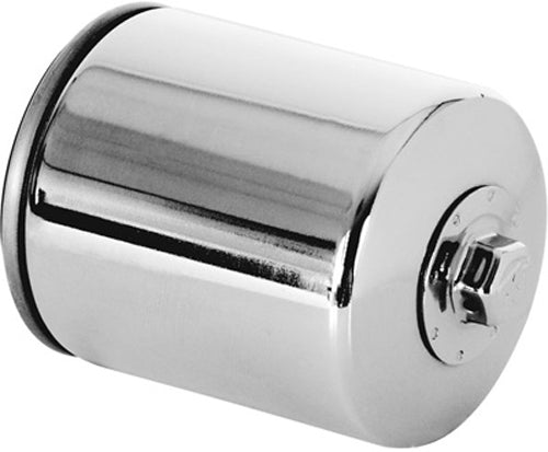 K&N KN-170C Chrome Oil Filter for Harley Davidson V-Twin Engines