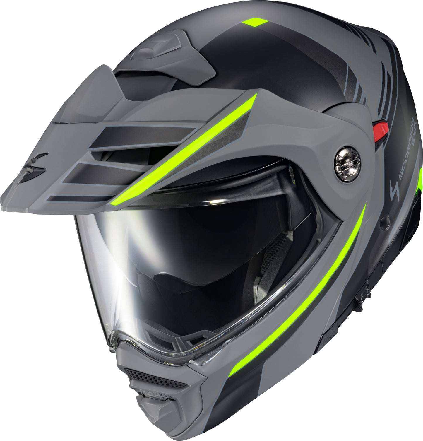ScorpionEXO Exo-AT960 Modular Helmet Grey/Hi-Vis X-Large
